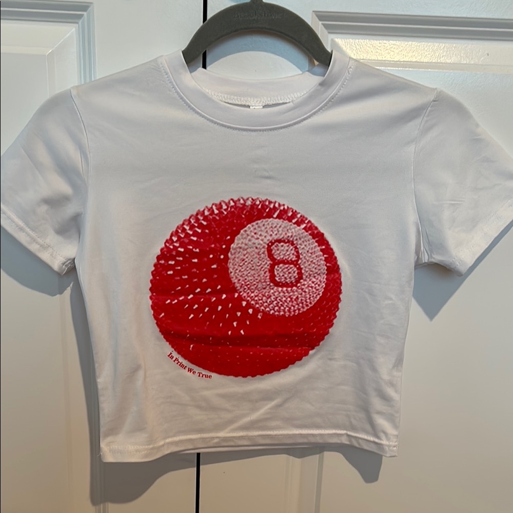 White and Red Kids T-Shirt
